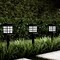 Solar Pathway Coach Lights Set Of 6 Water Resistant Outdoor Garden Stake Lighting